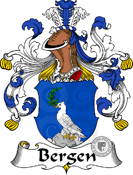 Escudo de la familia Bergen