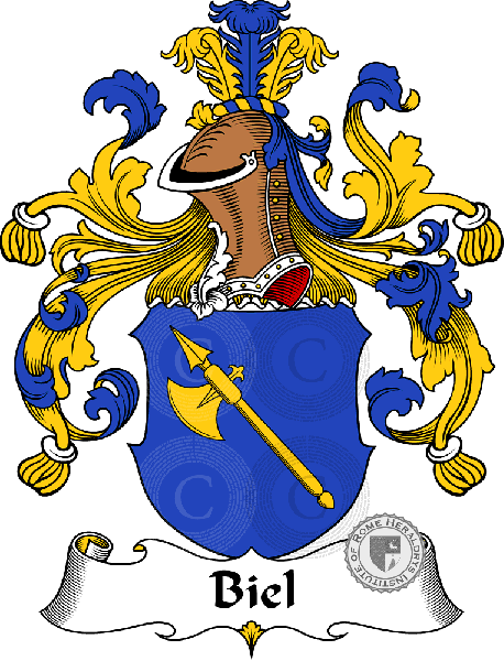 Coat of arms of family Biel