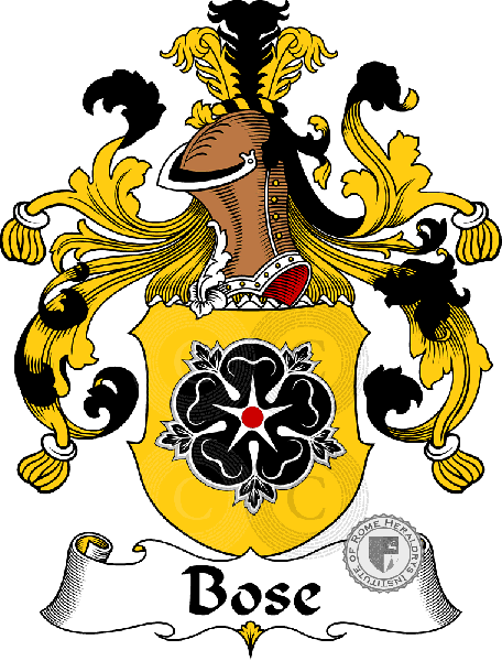Coat of arms of family Bose