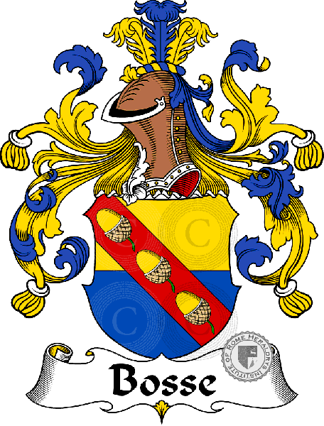 Coat of arms of family Bosse