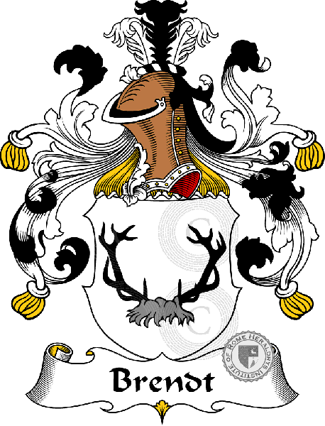 Coat of arms of family Brendt