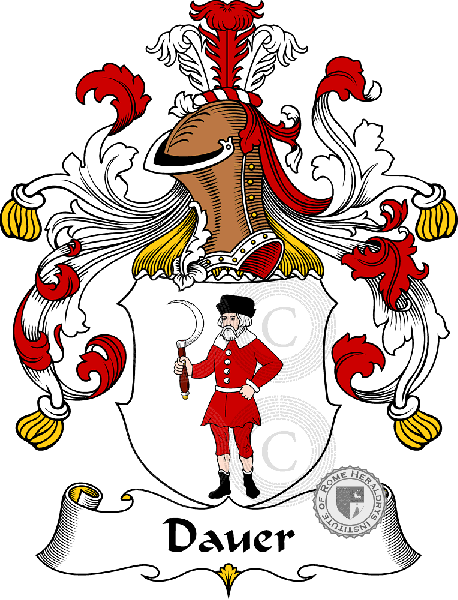 Coat of arms of family Dauer