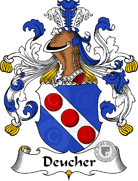 Coat of arms of family Deucher