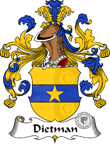 Coat of arms of family Dietman