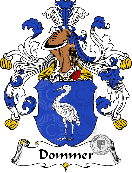 Coat of arms of family Dommer