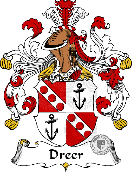 Coat of arms of family Dreer