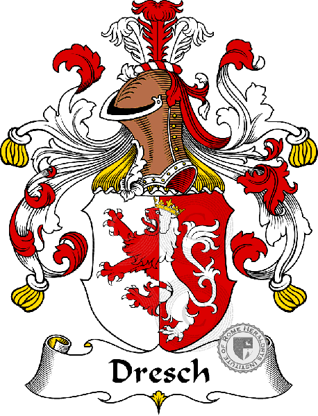 Coat of arms of family Dresch