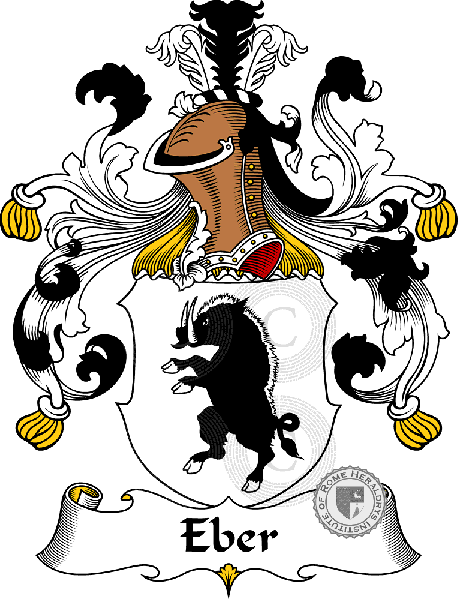 Coat of arms of family Eber