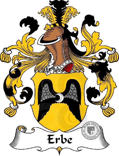 Coat of arms of family Erbe