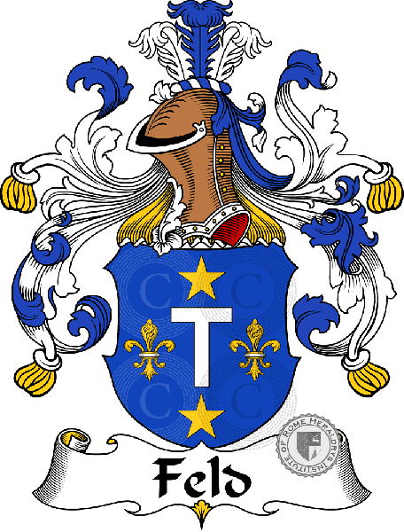 Coat of arms of family Feld