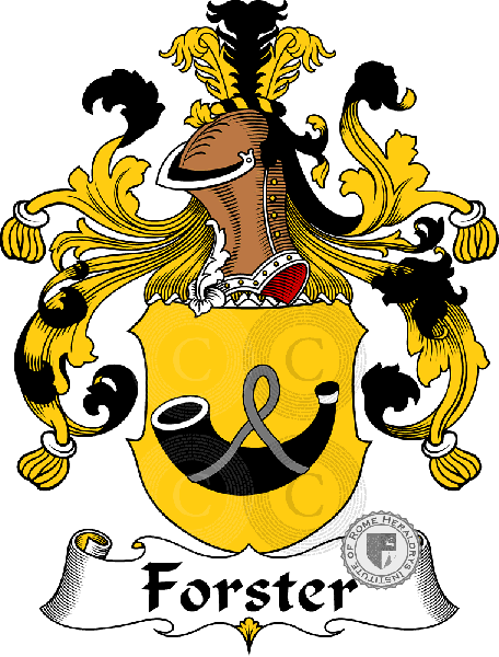 Coat of arms of family Forster