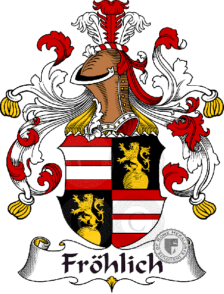 Coat of arms of family Frölich