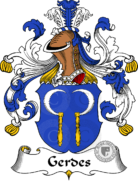 Coat of arms of family Gerdes