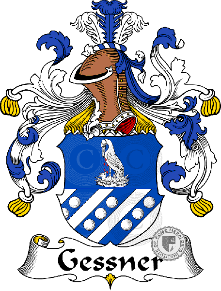 Coat of arms of family Gessner