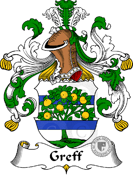 Coat of arms of family Greff