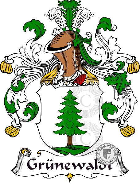 Coat of arms of family Grünewaldt