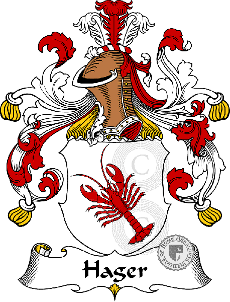 Coat of arms of family Hager II