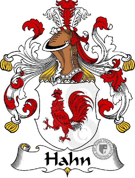 Coat of arms of family Hahn