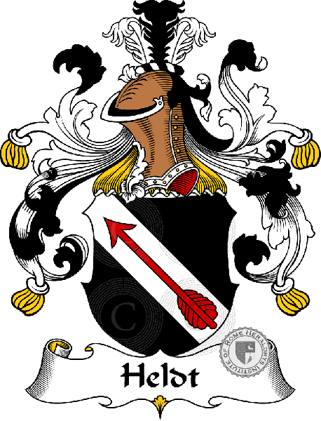 Coat of arms of family Heldt