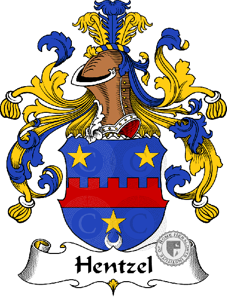 Coat of arms of family Hentzel