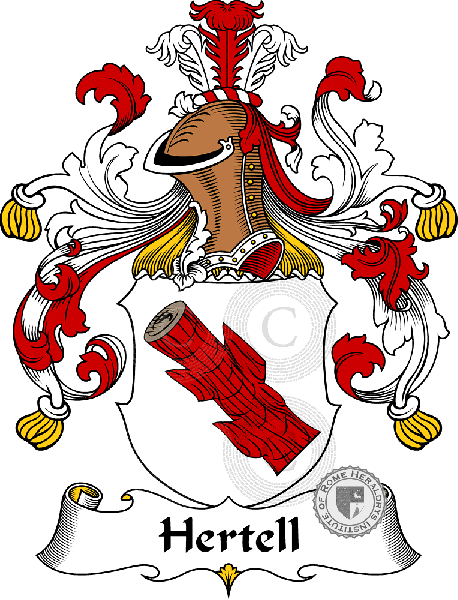 Coat of arms of family Hertell