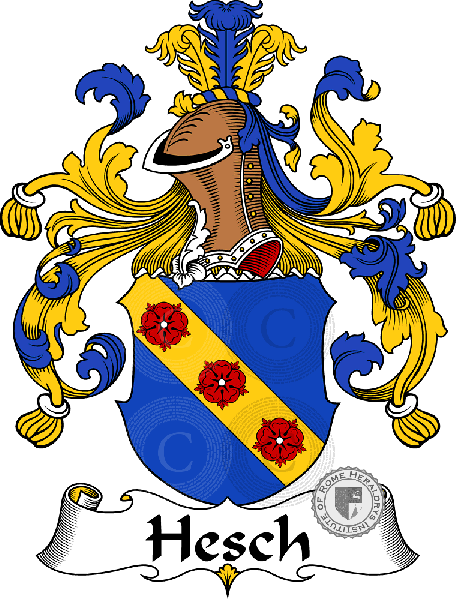 Coat of arms of family Hesch