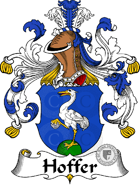 Coat of arms of family Hoffer