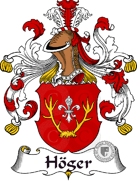 Coat of arms of family Höger