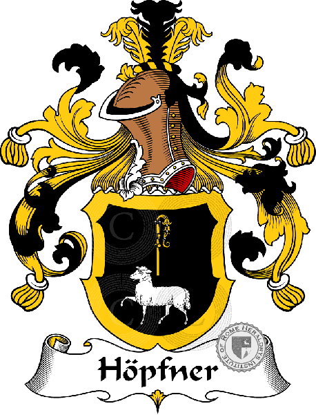 Coat of arms of family Höpfner
