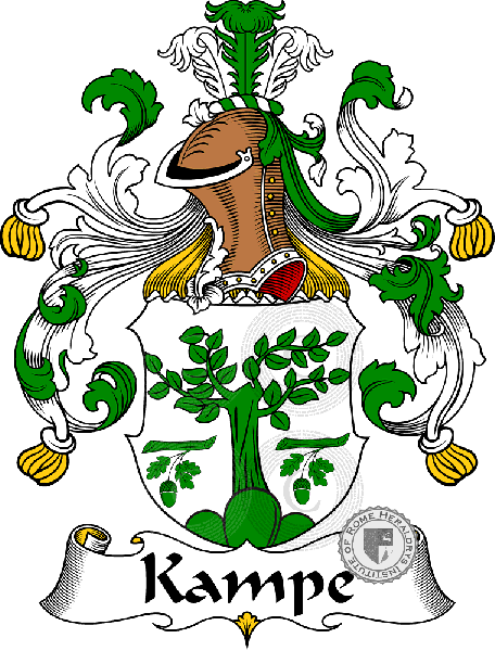 Coat of arms of family von Kampe