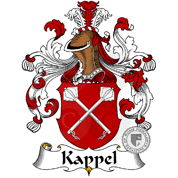 Coat of arms of family Kappel