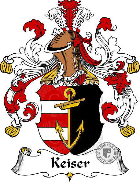 Coat of arms of family Keiser