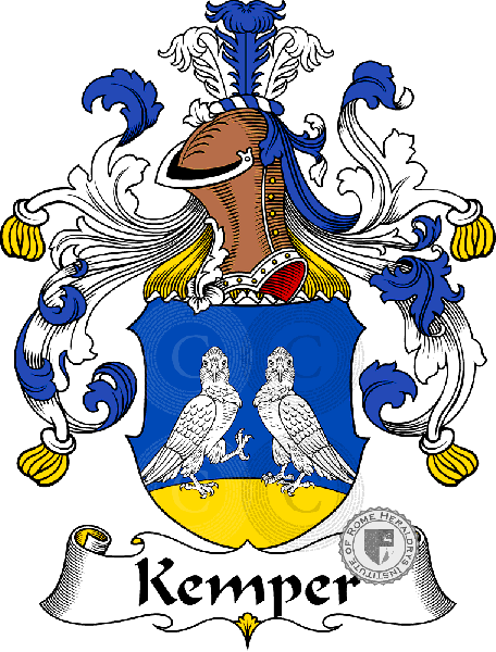 Coat of arms of family Kemper