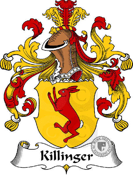 Coat of arms of family Killinger