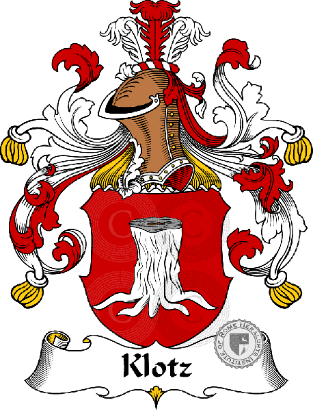 Coat of arms of family Klotz