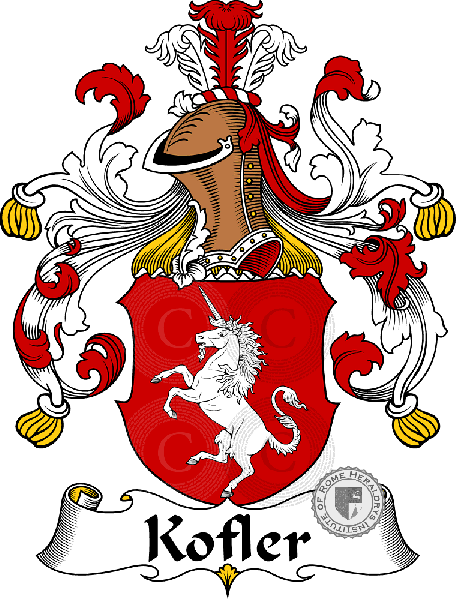Coat of arms of family Kofler