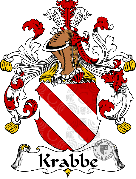 Coat of arms of family Krabbe