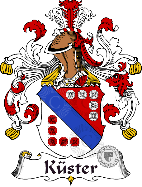 Coat of arms of family Küster