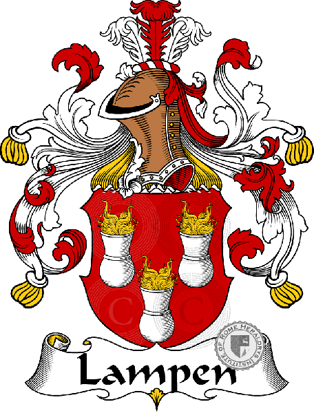 Coat of arms of family Lampen