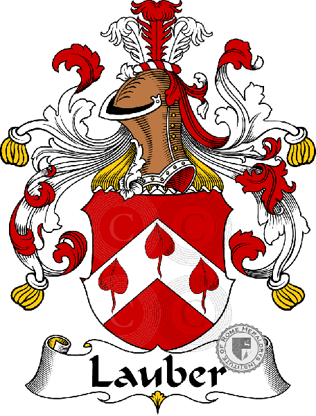 Coat of arms of family Lauber