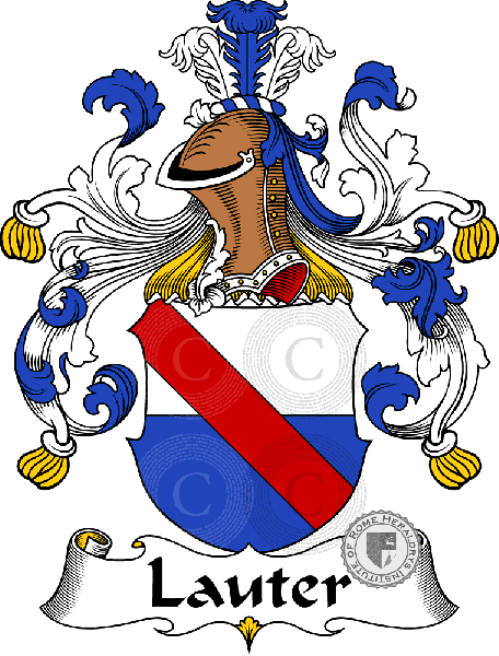 Coat of arms of family Lauter
