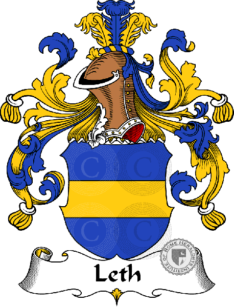 Coat of arms of family Leth