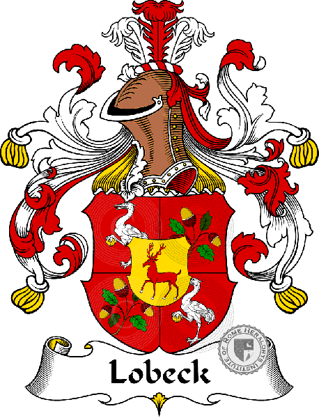 Coat of arms of family Lobeck