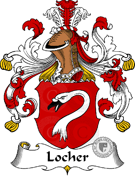 Coat of arms of family Locher or Lochen
