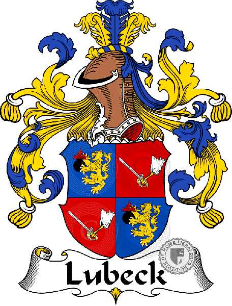 Coat of arms of family Lubeck