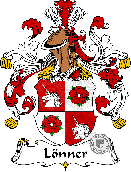 Coat of arms of family Lönner