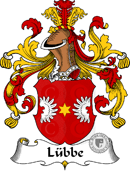Coat of arms of family Lübbe