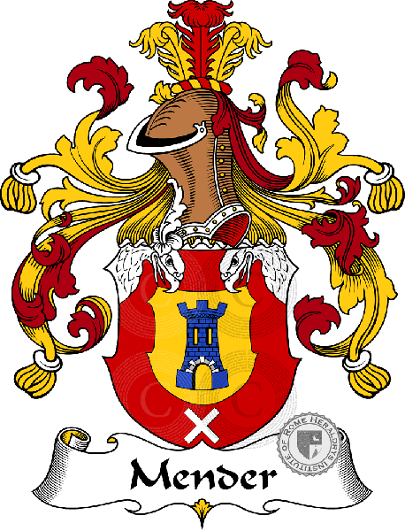 Coat of arms of family Mender