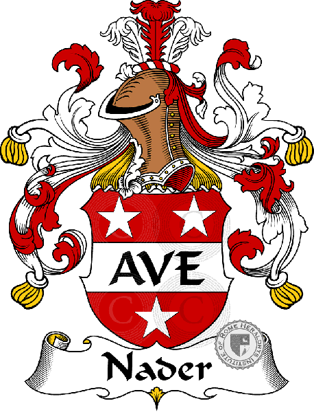Coat of arms of family Nader