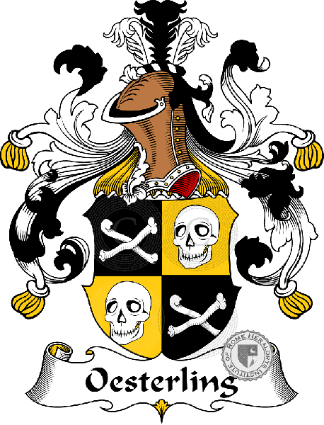 Coat of arms of family Oesterling